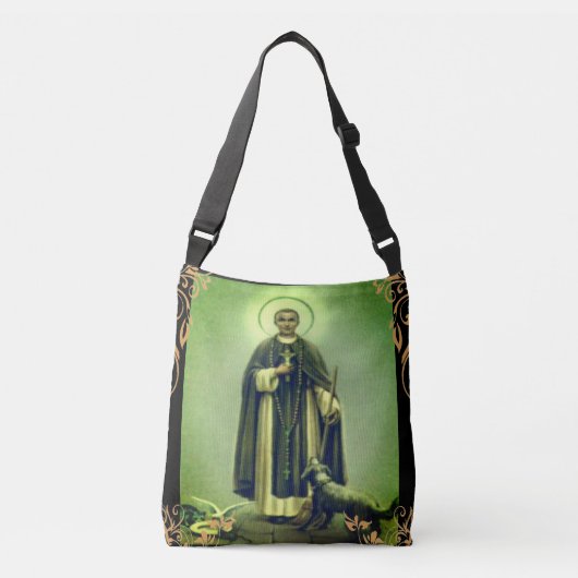 Saint Martin De Porres Prayer Crossbody Tas (Voorkant)