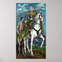 Saint Martin - El Greco, Grieks Poster voor fijne 