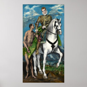 Saint Martin - El Greco, Grieks Poster voor fijne