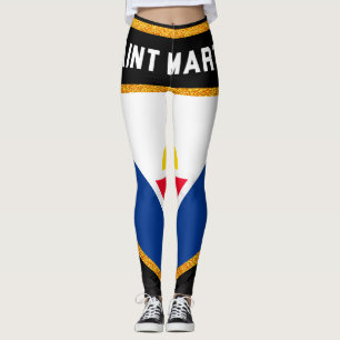 Saint Martin Flag Leggings