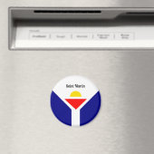 Saint Martin Flag Magneet (Insitu (Vaatwasser))