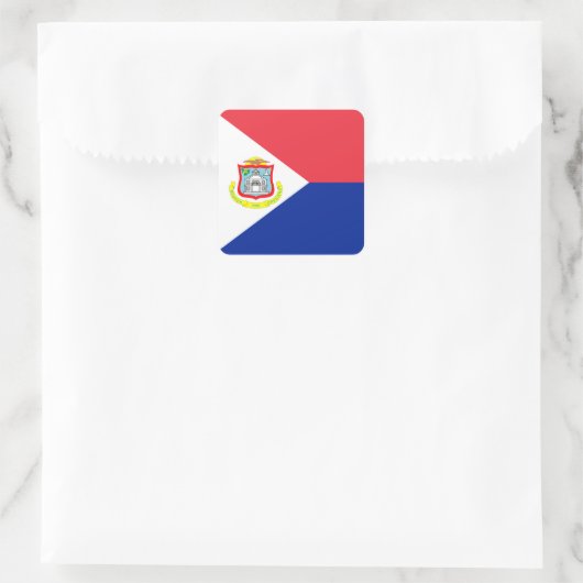 Saint Martin Flag Sticker (Tas)