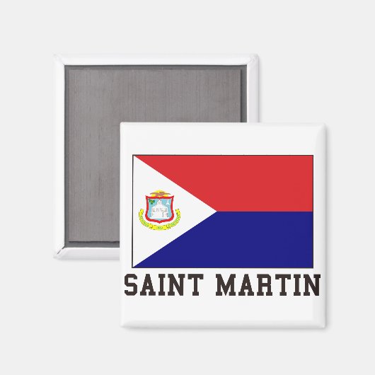 Saint Martin Magneet (Voorkant / Achterkant)