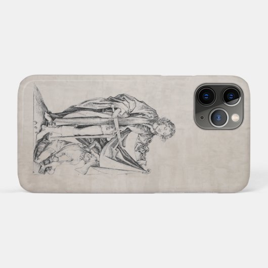 Saint Martin met een Beggar Case-Mate iPhone Case (Achterkant (horizontaal))