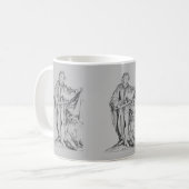 Saint Martin met een Beggar Koffiemok (Voorkant links)
