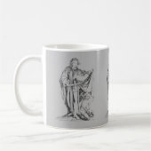 Saint Martin met een Beggar Koffiemok (Links)