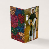 Saint Martin of Porres Prayer Card Kaart (Buitenkant)