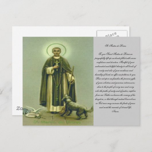 Saint Martin Prayer Briefkaart (Voorkant / Achterkant)