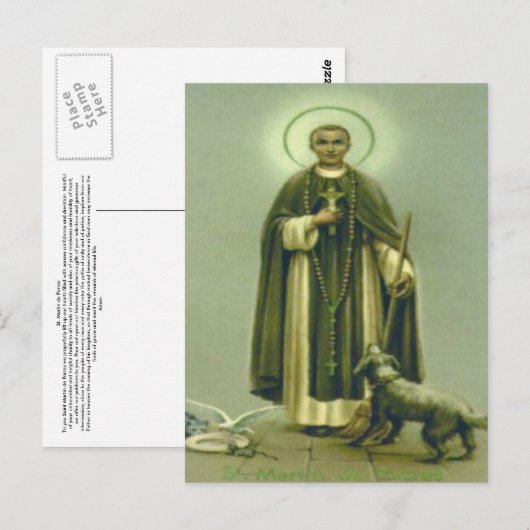 Saint Martin Prayer Briefkaart (Voorkant / Achterkant)