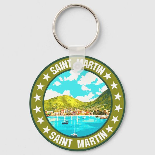 Saint Martin Sleutelhanger (Voorkant)