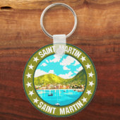 Saint Martin Sleutelhanger (Voorkant)