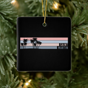 Saint Martin St Maarten Keramisch Ornament