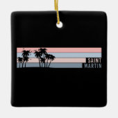 Saint Martin St Maarten Keramisch Ornament (Voorkant)
