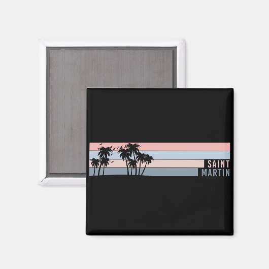 Saint Martin St Maarten Magneet (Voorkant / Achterkant)