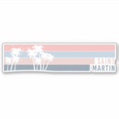 Saint Martin St Maarten Sticker (Voorkant)