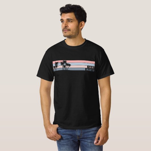 Saint Martin St Maarten T-shirt (Voorkant volledig)