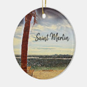 Saint Martin ST. Maarten Waterverf Art Keramisch Ornament (Links)