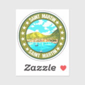 Saint Martin Sticker (Vel)