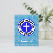 Saint Martin van Tours Briefkaart (Staand voorkant)
