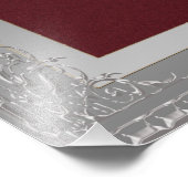 Saint Mary Elegant Silver Border lijst, aangepast Foto Afdruk (Hoek)