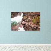 Saint Mary-Herfsten in het Glacier National Park i Canvas Afdruk (Insitu (Houten vloer))