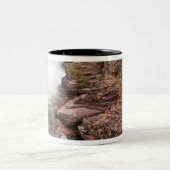 Saint Mary-Herfsten in het Glacier National Park i Tweekleurige Koffiemok (Center)