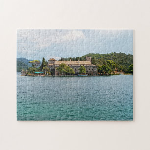 Saint Mary klooster op het eiland Mljet - Kroatië Legpuzzel