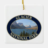 Saint Mary Lake at Glacier National Park Keramisch Ornament (Voorkant)