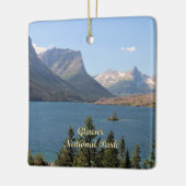 Saint Mary Lake at Glacier National Park Keramisch Ornament (Links)