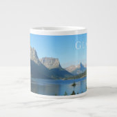 Saint Mary Lake, bergen, Glacier National Park Grote Koffiekop (Voorkant)