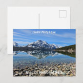 Saint Mary Lake Briefkaart (Voorkant / Achterkant)