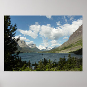 Saint Mary Lake II in Glacier National Park Poster