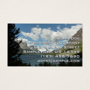 Saint Mary Lake II in Glacier National Park Visitekaartje
