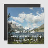 Saint Mary Lake II in het Nationaal Park Glacier (Voorkant / Achterkant)