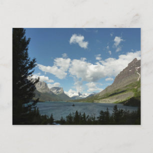 Saint Mary Lake II in het Nationaal Park Glacier Briefkaart