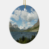 Saint Mary Lake II in het Nationaal Park Glacier Keramisch Ornament (Rechts)