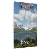 Saint Mary Lake II in het Nationaal Park Glacier Klembord (Rechts)