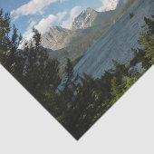 Saint Mary Lake II in het Nationaal Park Glacier Tissuepapier (Detail)
