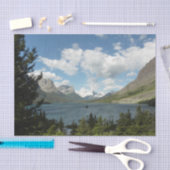 Saint Mary Lake II in het Nationaal Park Glacier Tissuepapier (Craft)