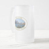 Saint Mary Lake in Glacier National Park in MT Matglas Bierpul (Voorkant links)