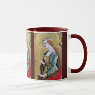 SAINT MARY MAGDALENE 2 Gold, Red Mok