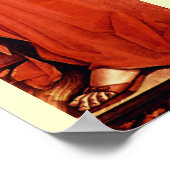 SAINT MARY MAGDALENE 2 Gold, Red Poster (Hoek)