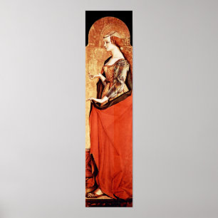 SAINT MARY MAGDALENE 2 Gold, Red Poster