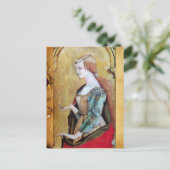 SAINT MARY MAGDALENE 2 Rood, goud, perkament Briefkaart (Staand voorkant)