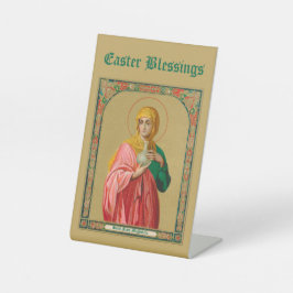 Saint Mary Magdalene als Myrrhbearer (ORX 01) Pase Reclamebord Met Voetstuk