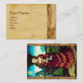 SAINT MARY MAGDALENE, Antiek perkament Visitekaartje (Voorkant / Achterkant)