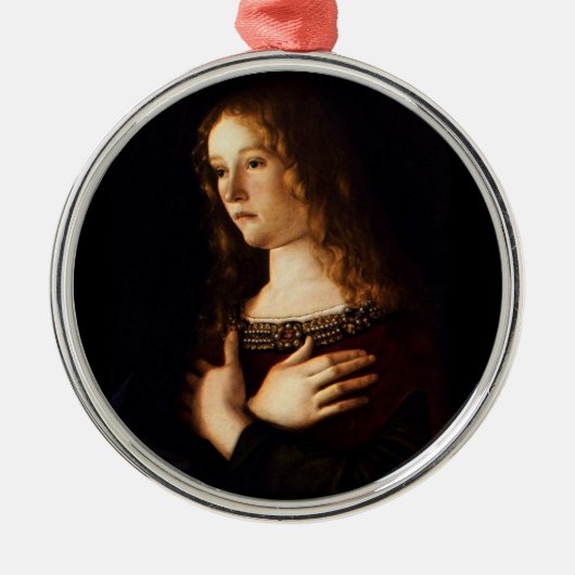 Saint Mary Magdalene - Bellini Metalen Ornament (Voorkant)
