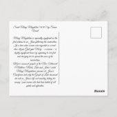 Saint Mary Magdalene Briefkaart (Achterkant)