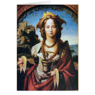 SAINT MARY MAGDALENE, bruin perkament