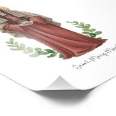 Saint Mary Magdalene, Catholic Saint Print Foto Afdruk (Hoek)